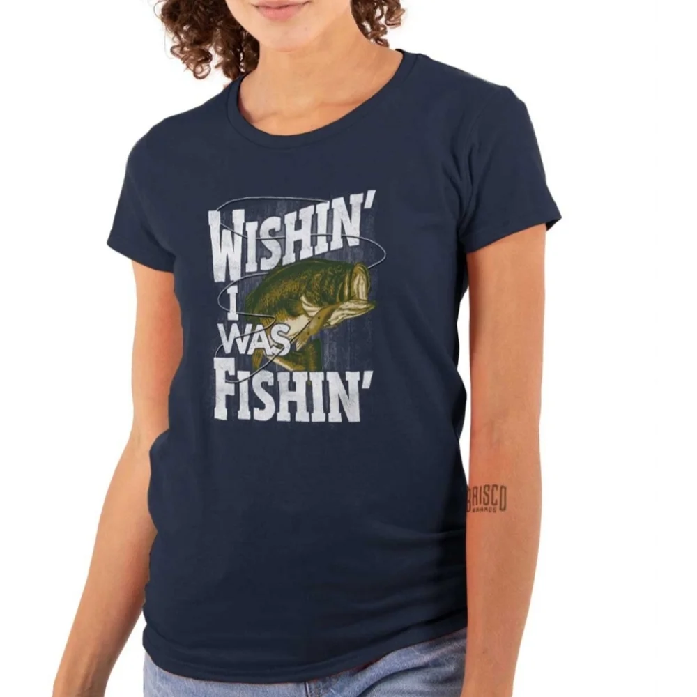 WISHING I WAS FISHING T-Shirt Unisex